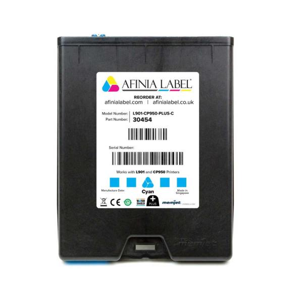 10er Set Tintenkartuschen Cyan Afinia L901 plus